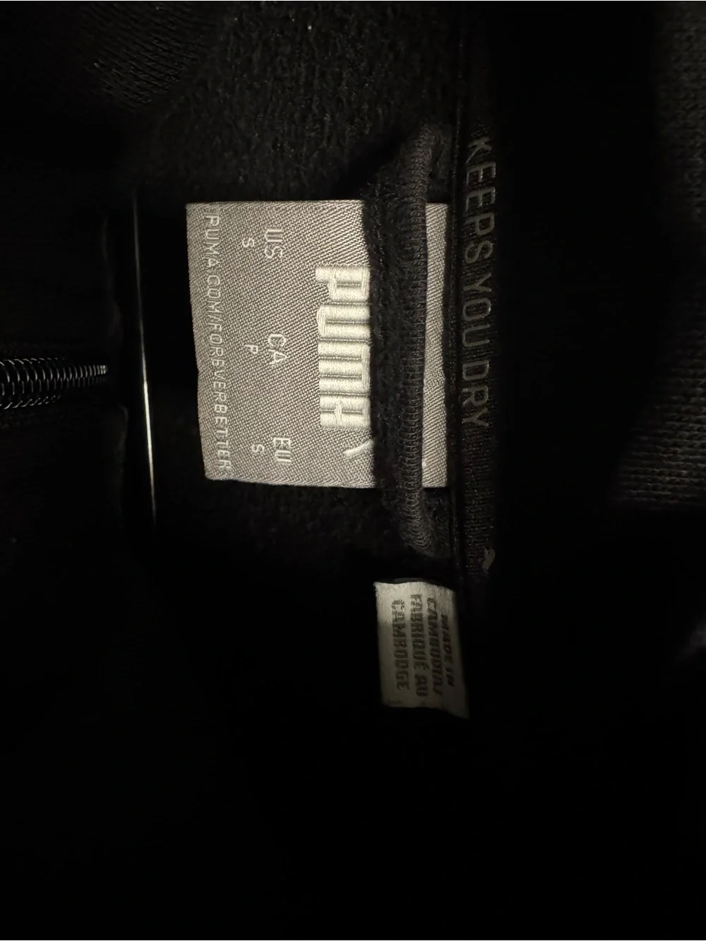 Puma Men's Black Full-Zip Sport Jacket Size Small - Picture 6 of 8